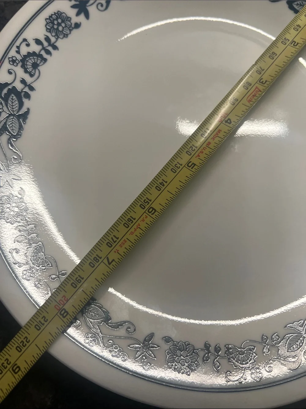 Vintage Corelle Blue Onion salad/dessert plates. OLD TOWN BLUE Exc condition